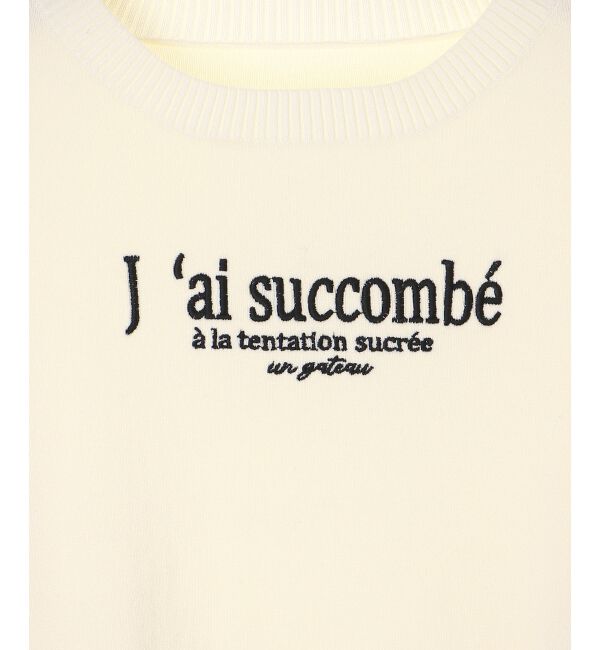  「エンブロイダリーロゴニット」|ニット・セーター|