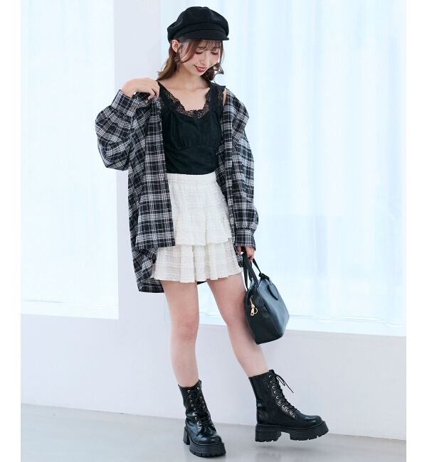  「フード付きルーズシャツ」|シャツ・ブラウス|