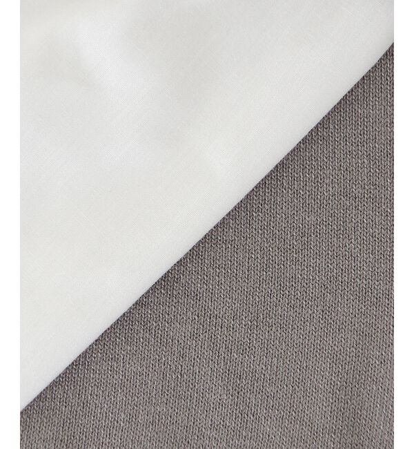  「リボンスリーブシャツ襟カーデ」|カーディガン|