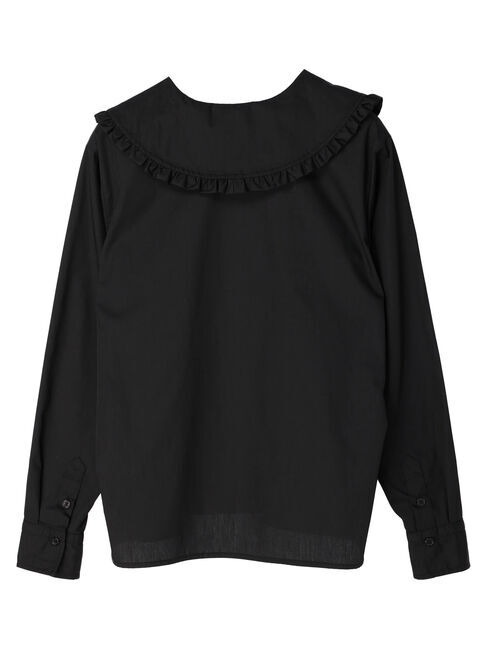 earth music&ecology「BIG衿フリルブラウス」|シャツ・ブラウス|