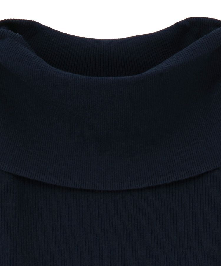 earth music&ecology「リボンギャザーオフショルニットプルオーバー」|ニット・セーター|