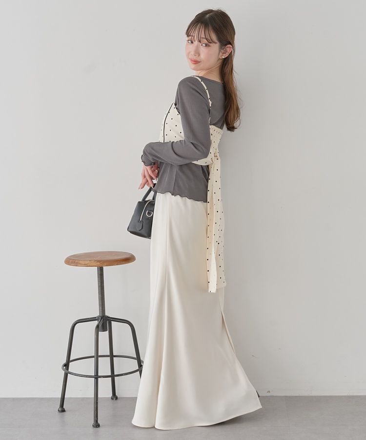 earth music&ecology「2WAYドットリボンビスチェ」|ベスト・ジレ|