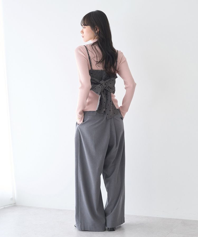 earth music&ecology「2WAYドットリボンビスチェ」|ベスト・ジレ|