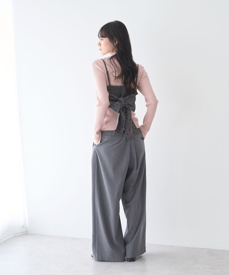 earth music&ecology「2WAYドットリボンビスチェ」|ベスト・ジレ|