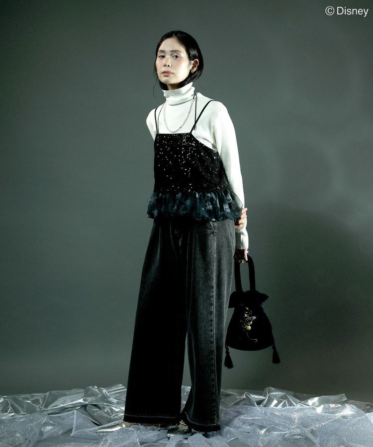 Green Parks「FANTASIA/スパンコール総柄ビスチェ」|ベスト・ジレ|