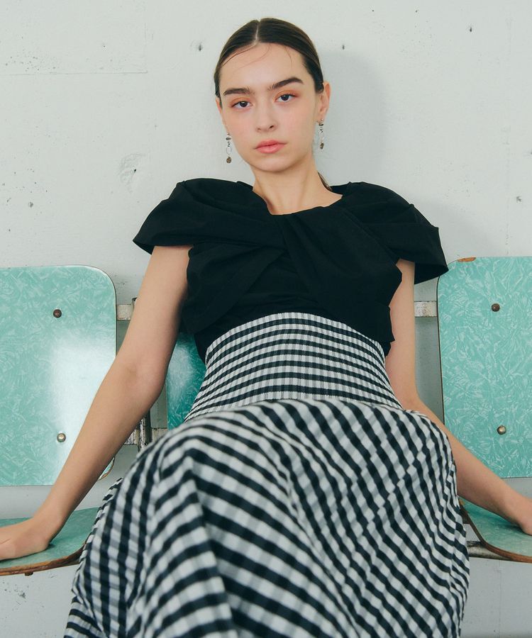 YECCA VECCA「リボンデザインブラウス」|シャツ・ブラウス|