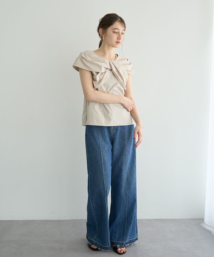 YECCA VECCA「リボンデザインブラウス」|シャツ・ブラウス|