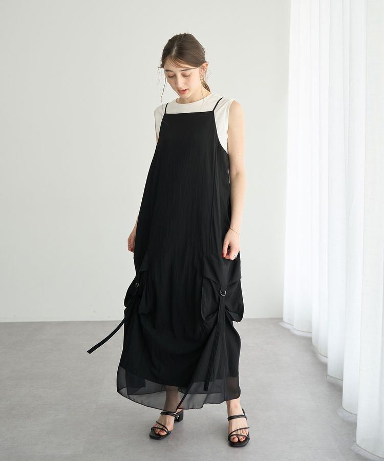 Editt by YECCA VECCA「【接触冷感】カーゴキャミワンピース②」|ワンピース|