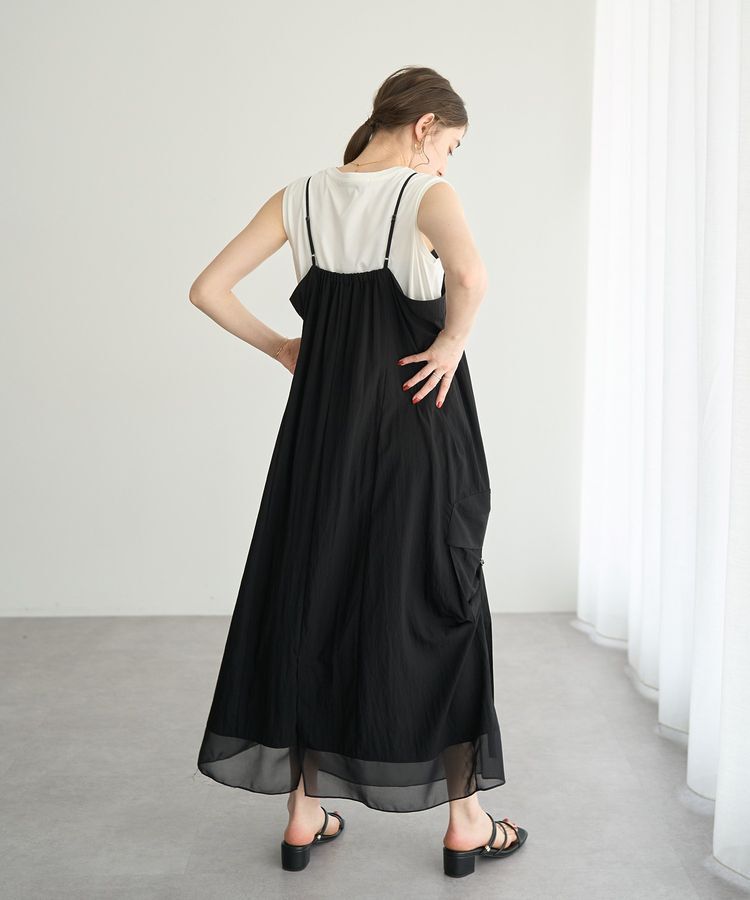 Editt by YECCA VECCA「【接触冷感】カーゴキャミワンピース②」|ワンピース|