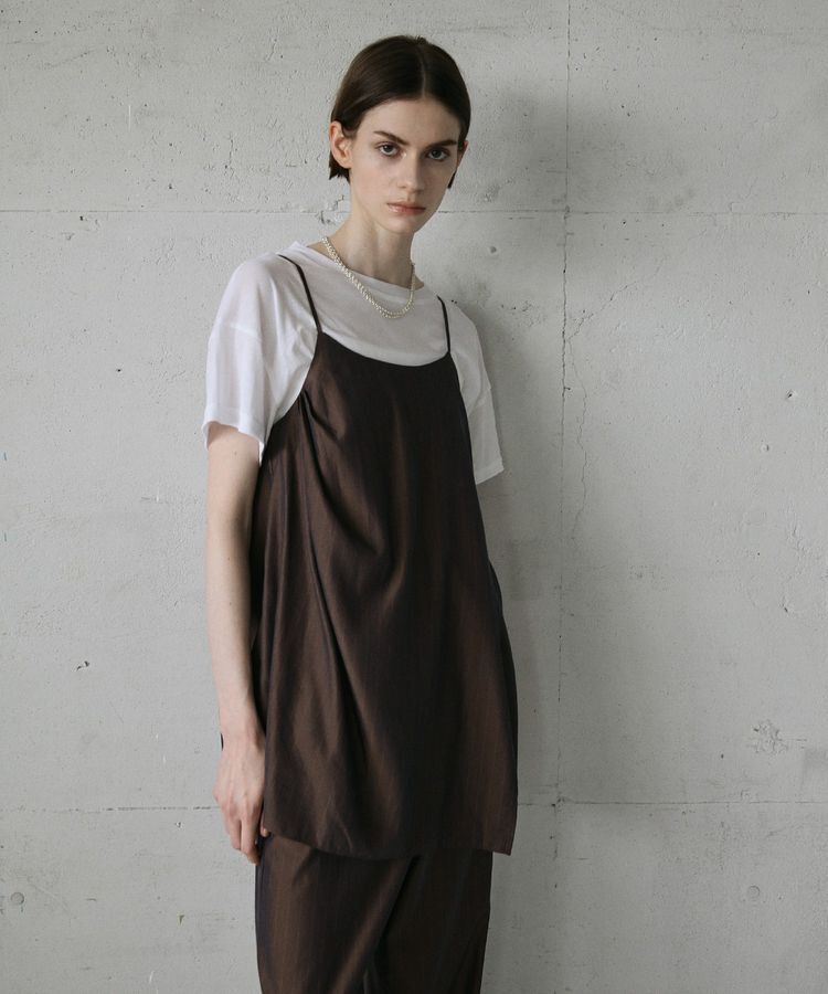 GARAGE OF GOOD CLOTHING「【日本製】ストライプアシンメトリーキャミビスチェ」|ベスト・ジレ|