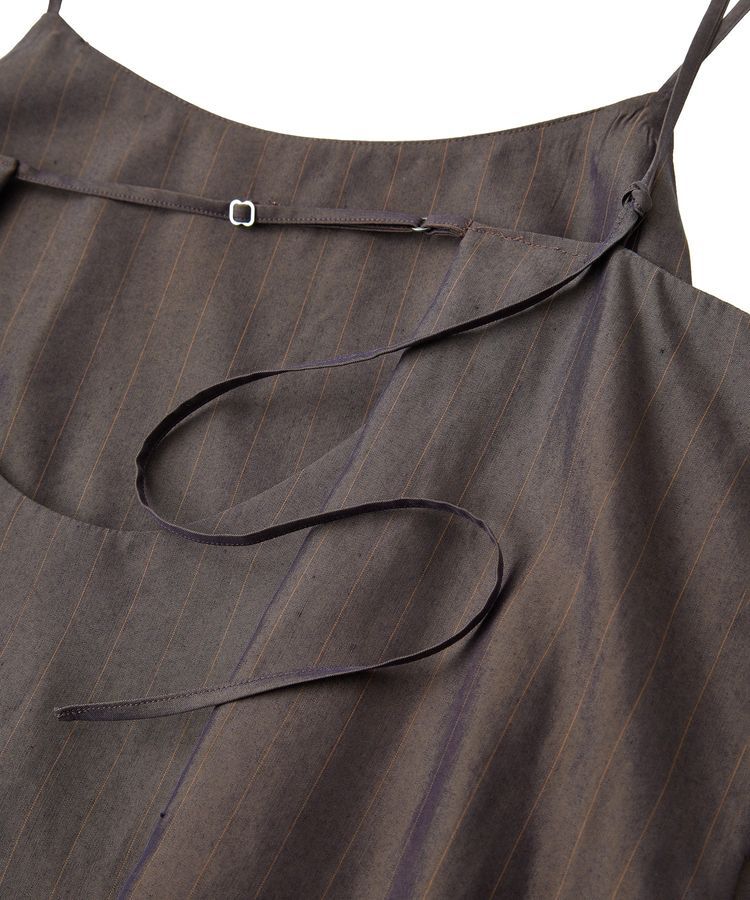 GARAGE OF GOOD CLOTHING「【日本製】ストライプアシンメトリーキャミビスチェ」|ベスト・ジレ|