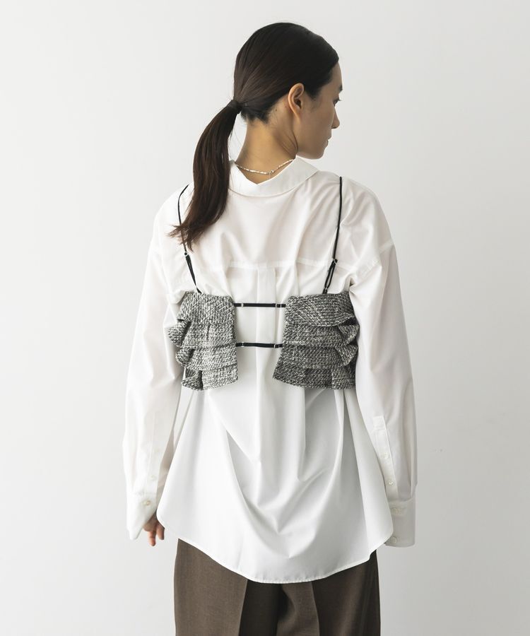 GARAGE OF GOOD CLOTHING「ツィードティアードフリルビスチェ」|ベスト・ジレ|