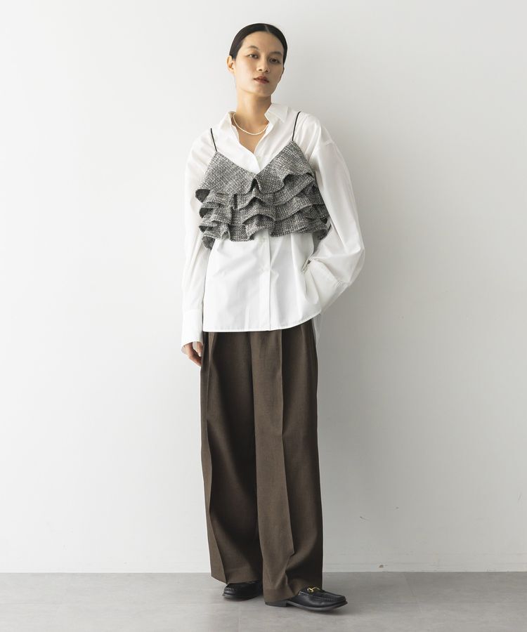GARAGE OF GOOD CLOTHING「ツィードティアードフリルビスチェ」|ベスト・ジレ|