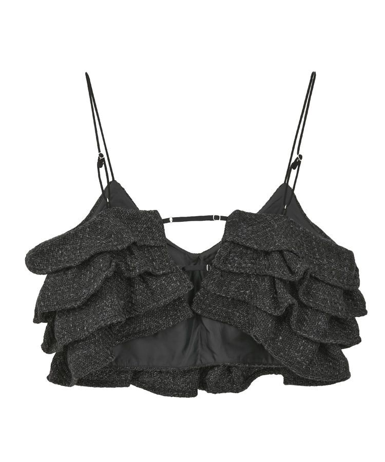 GARAGE OF GOOD CLOTHING「ツィードティアードフリルビスチェ」|ベスト・ジレ|