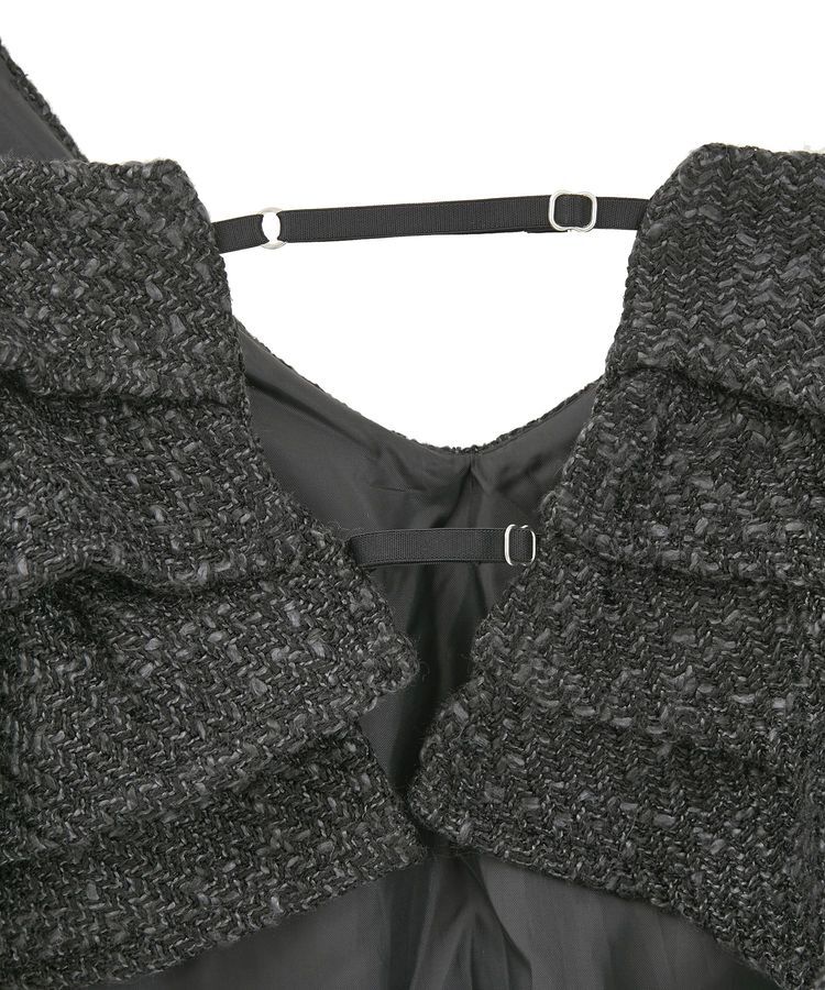 GARAGE OF GOOD CLOTHING「ツィードティアードフリルビスチェ」|ベスト・ジレ|