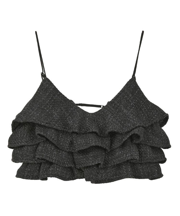 GARAGE OF GOOD CLOTHING「ツィードティアードフリルビスチェ」|ベスト・ジレ|