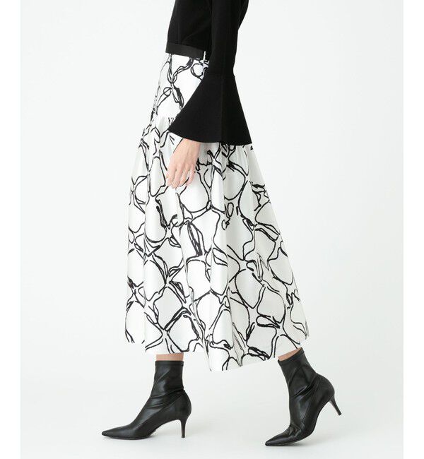 LOULOU WILLOUGHBY「【LOULOU WILLOUGHBY】ランバスチェックスカート」|スカート|