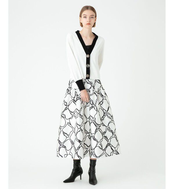 LOULOU WILLOUGHBY「【LOULOU WILLOUGHBY】ランバスチェックスカート」|スカート|