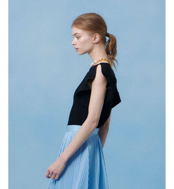 LOULOU WILLOUGHBY「【LOULOU WILLOUGHBY】スキャーラッププルオーバー」|ニット・セーター|