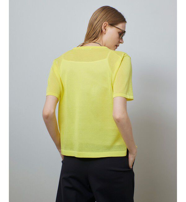 allureville「エンブロイダリーロゴニットＴ」|ニット・セーター|