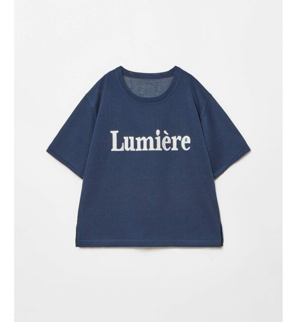 allureville「エンブロイダリーロゴニットＴ」|ニット・セーター|