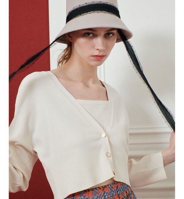 LOULOU WILLOUGHBY「【LOULOU WILLOUGHBY】アメスリアンサンブル」|ニット・セーター|オフホワイト