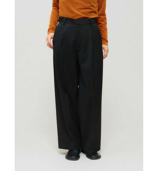 MIDIUMISOLID「MIDIUMISOLID for Ladies ストレートスラックス」|スラックス|