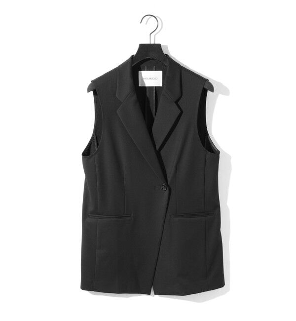 MIDIUMISOLID「MIDIUMISOLID for Ladies ウエストシェイプテーラードジレ」|ベスト・ジレ|