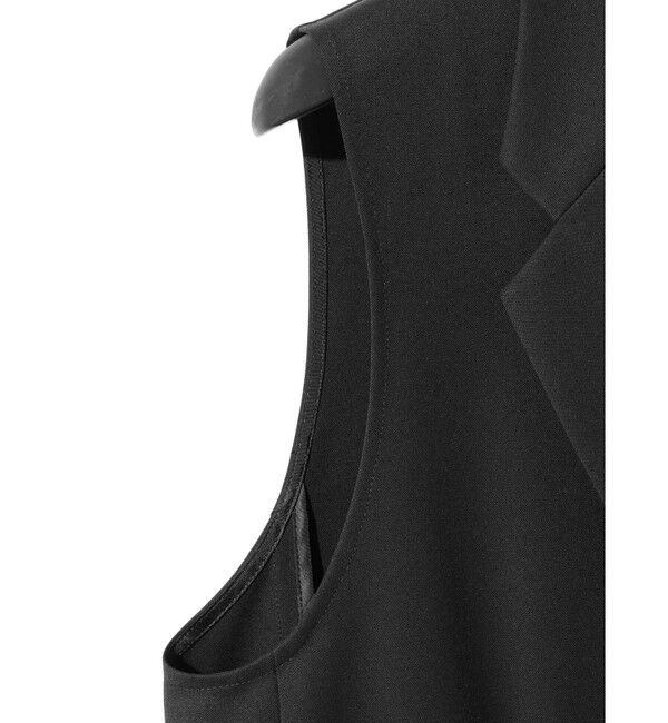 MIDIUMISOLID「MIDIUMISOLID for Ladies ウエストシェイプテーラードジレ」|ベスト・ジレ|