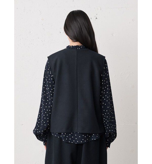 MidiUmi「MidiUmi フランネルタッチベスト」|ベスト・ジレ|