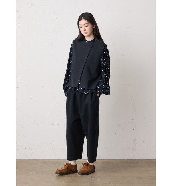 MidiUmi「MidiUmi フランネルタッチベスト」|ベスト・ジレ|