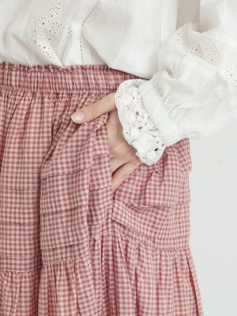 Samansa Mos2「シアータックギャザースカート」|スカート|