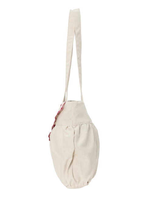 Samansa Mos2「ローズ柄スカラップ刺繍バッグ」|その他|