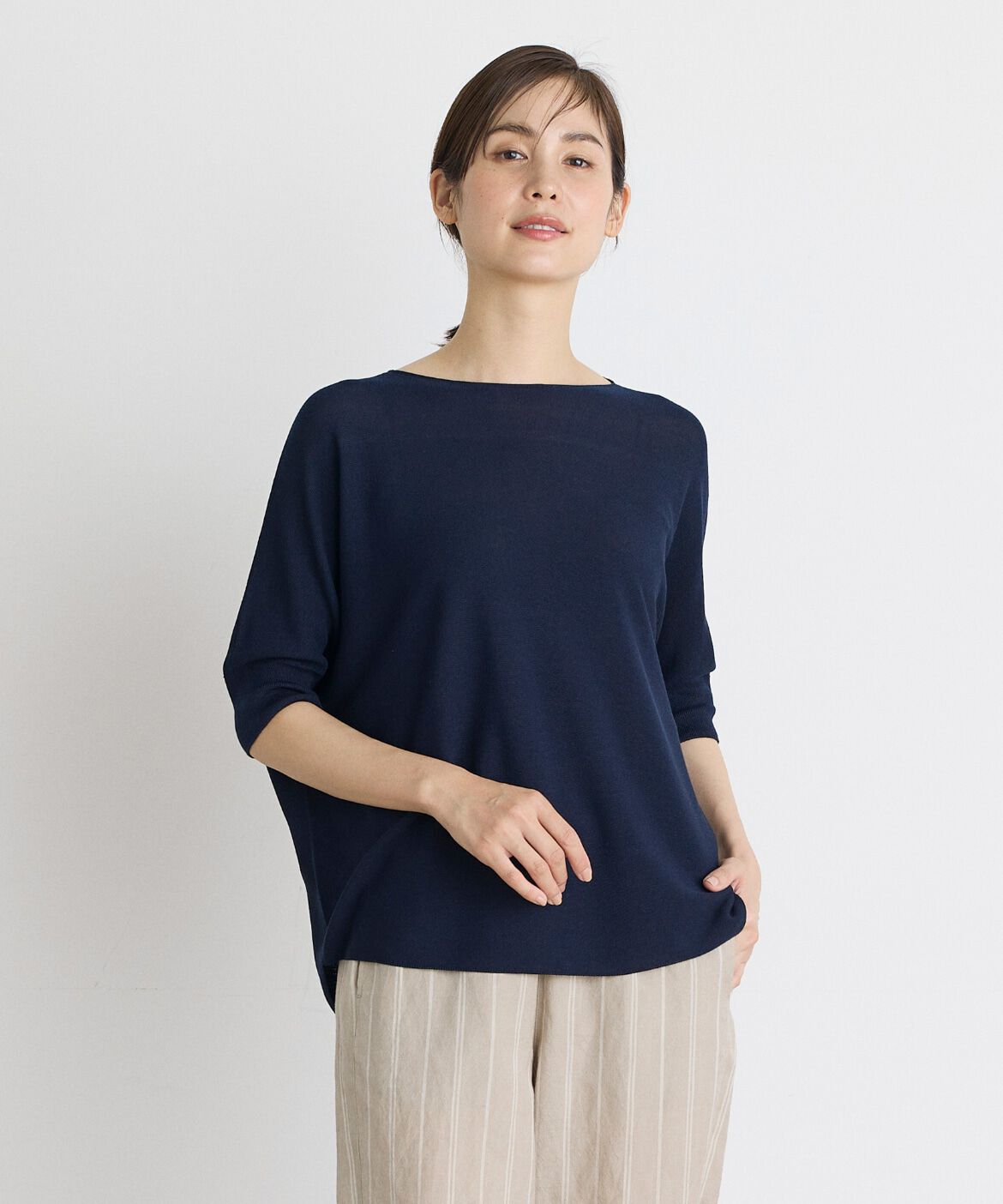 DAY by DAY it&rsquo;s international「大人艶ニットプルオーバー《Cuoo》」|ニット・セーター|ネイビー