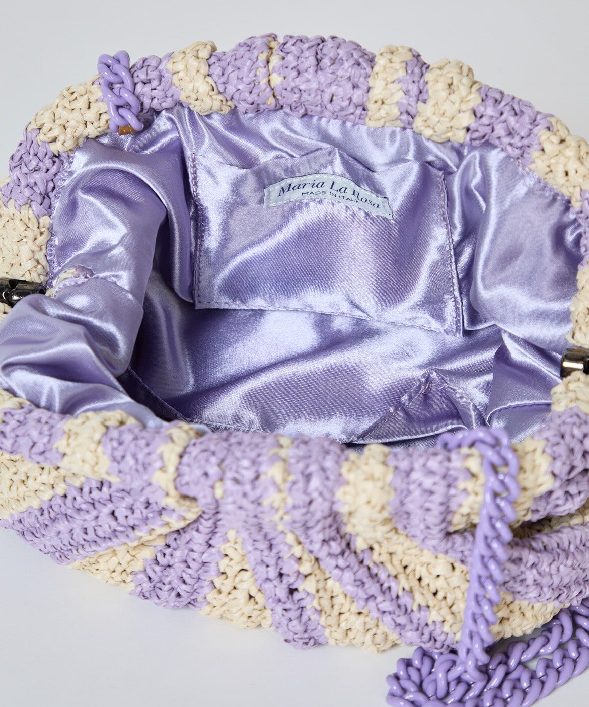 Maglie le cassetto「ストライプクラッチバッグ《Maria La Rosa》」|クラッチバッグ|