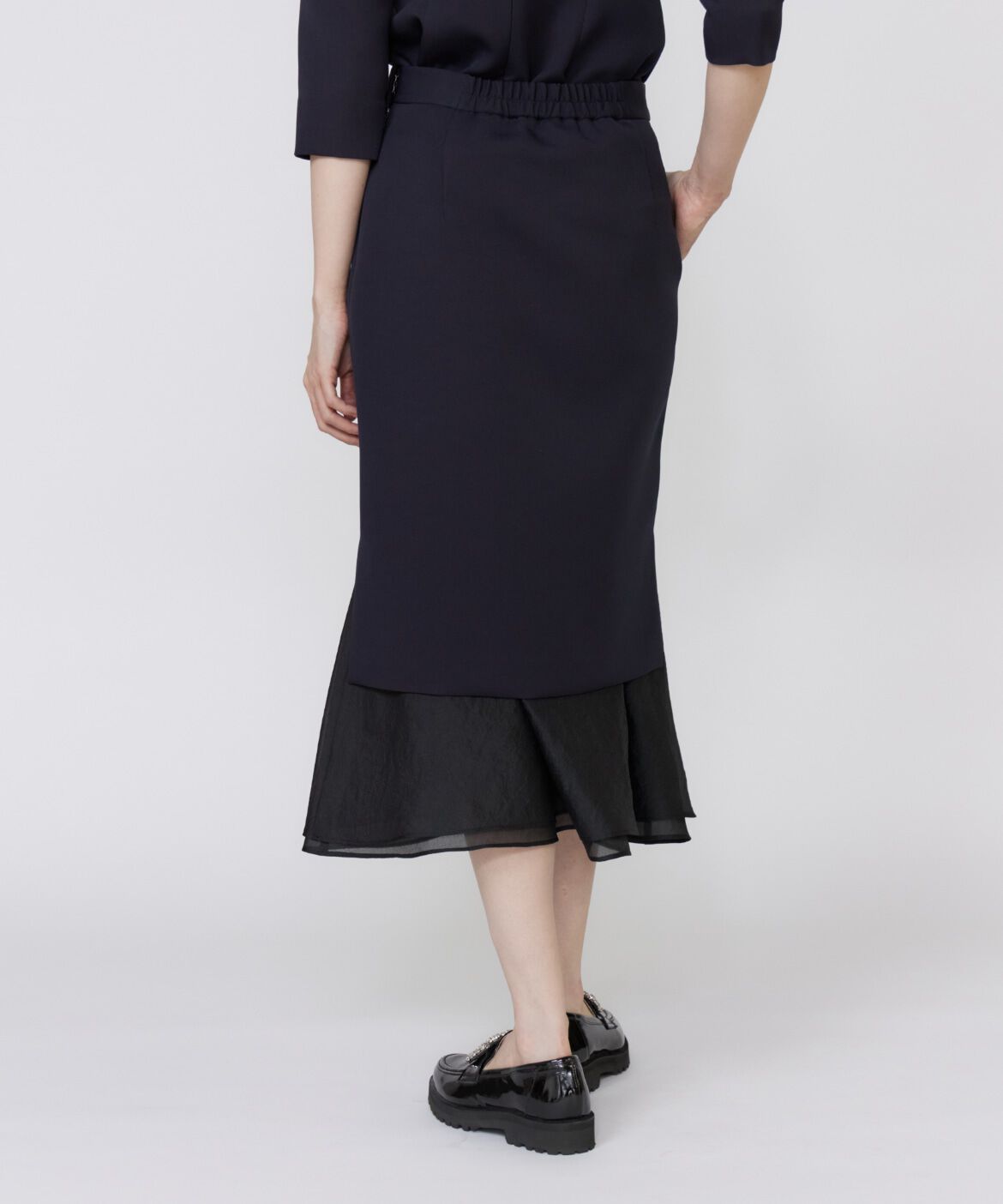 Maglie le cassetto「《M Maglie le cassetto》シアーヘムマーメイドスカート」|スカート|