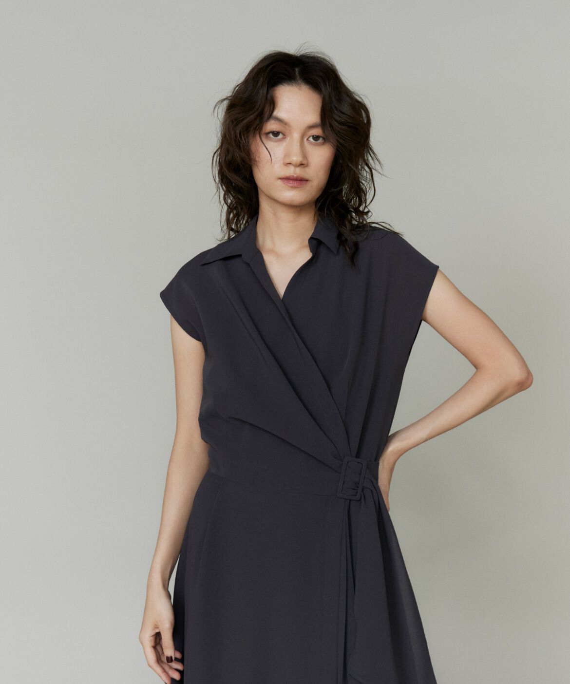 la veille by SUPERIOR CLOSET「アシンメトリーワンピース」|ワンピース|