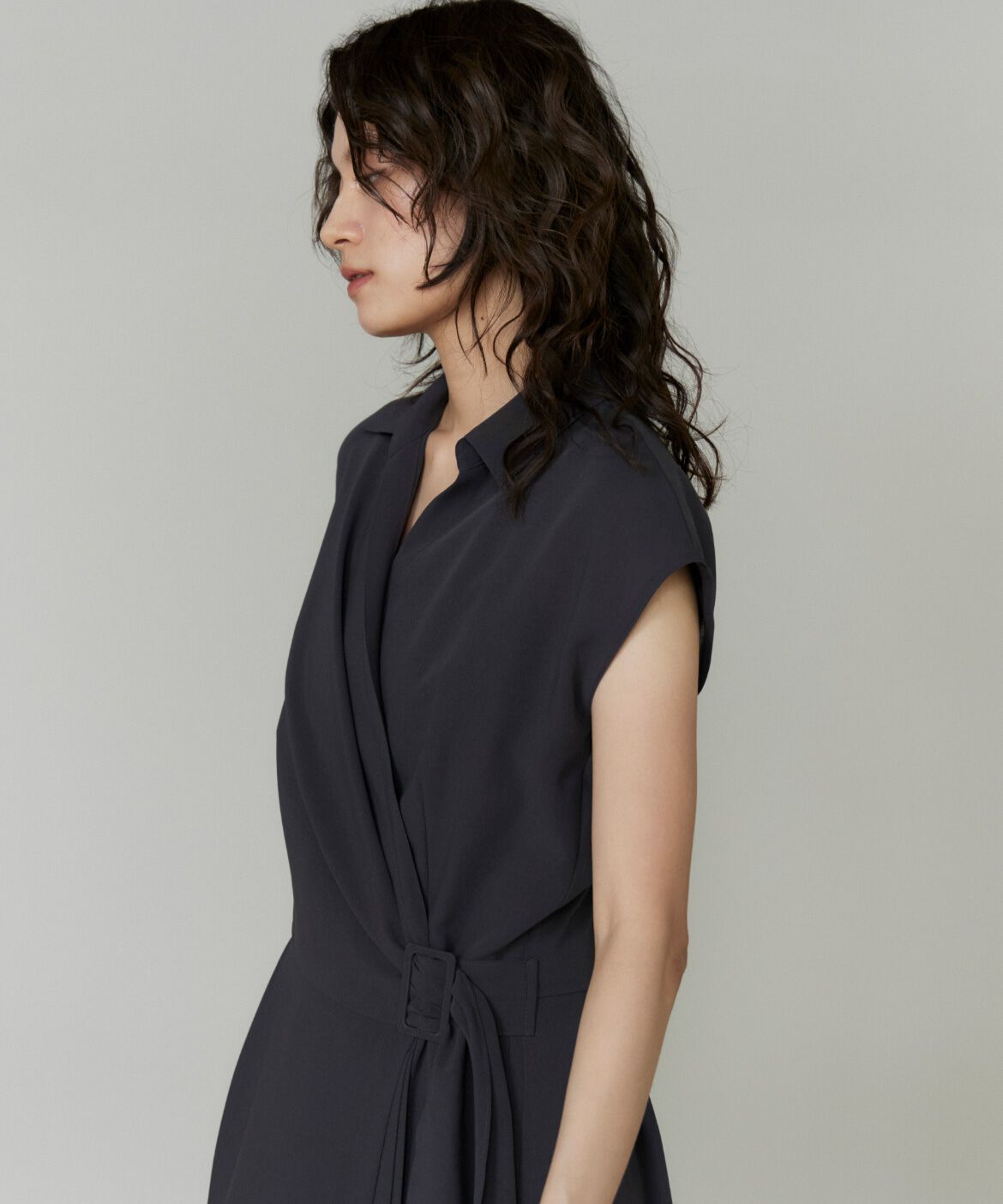 la veille by SUPERIOR CLOSET「アシンメトリーワンピース」|ワンピース|