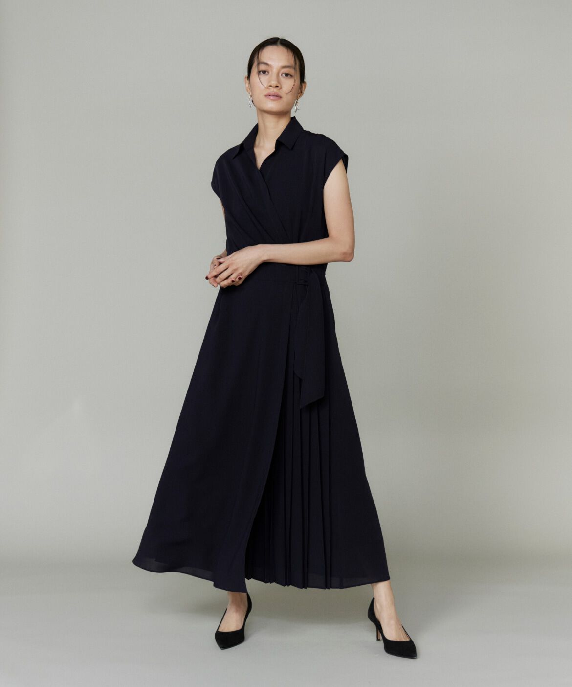 la veille by SUPERIOR CLOSET「アシンメトリーワンピース」|ワンピース|