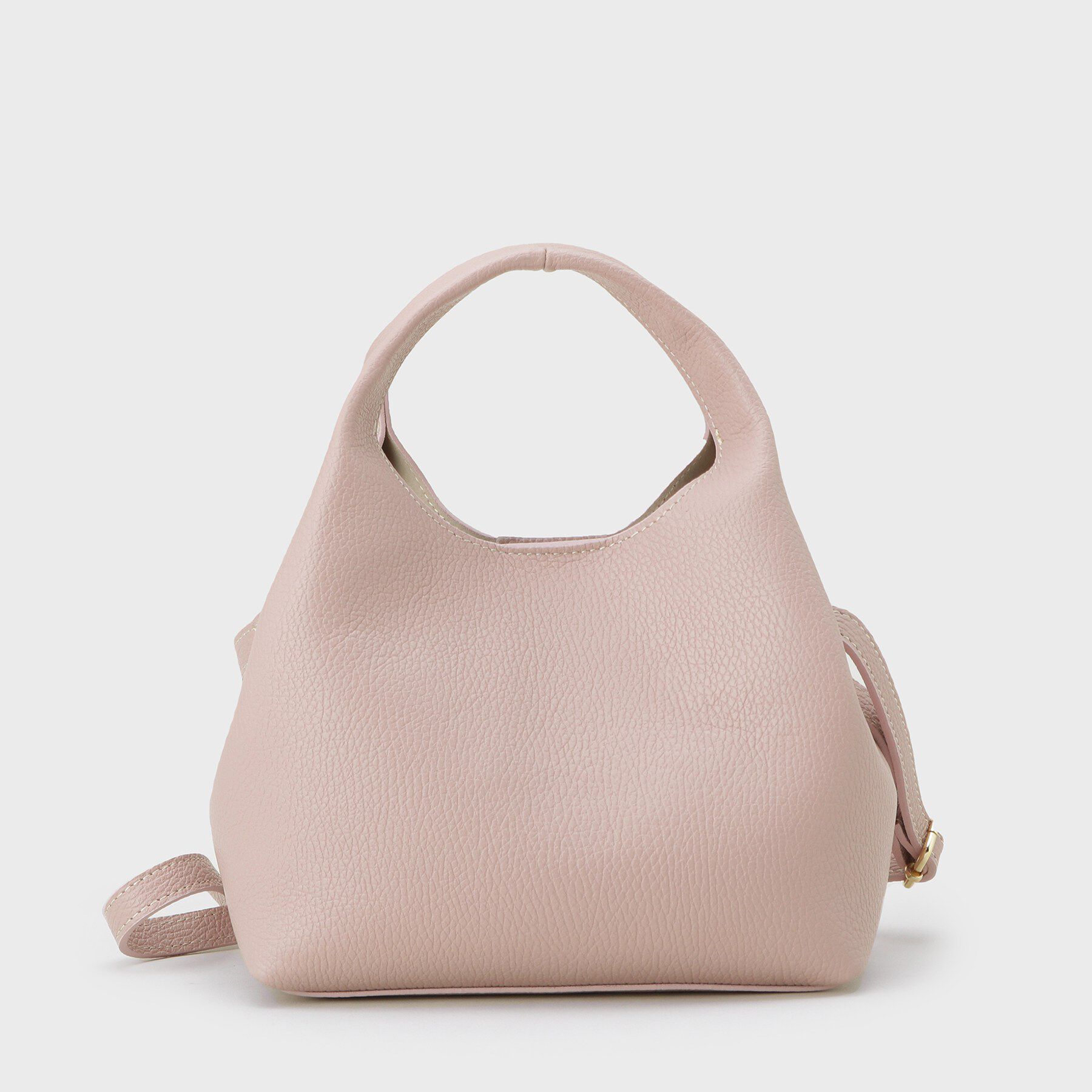 UNTITLED「【MROSE】2WAYモダンレザーバッグ」|ショルダー・メッセンジャー|ライトピンク(070