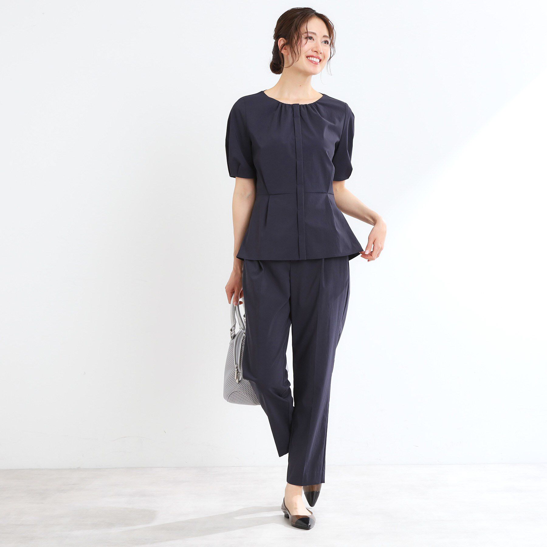 Reflect「【マシンウォッシュ可／撥水／雨の日OK！】レインシリーズテーパードパンツ」|その他|