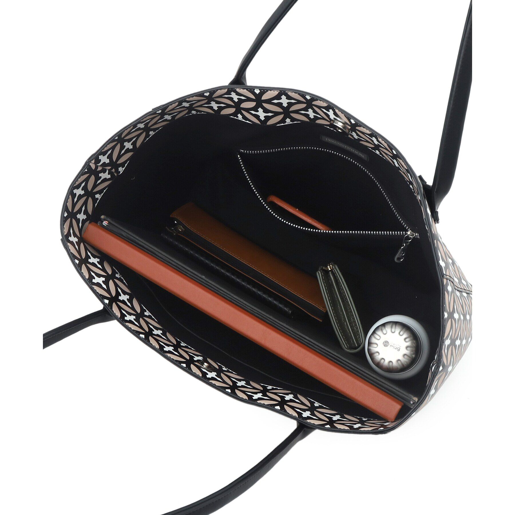 DRESSTERIOR「オーバーラップサークル リサイクルレザートート」|トートバッグ|