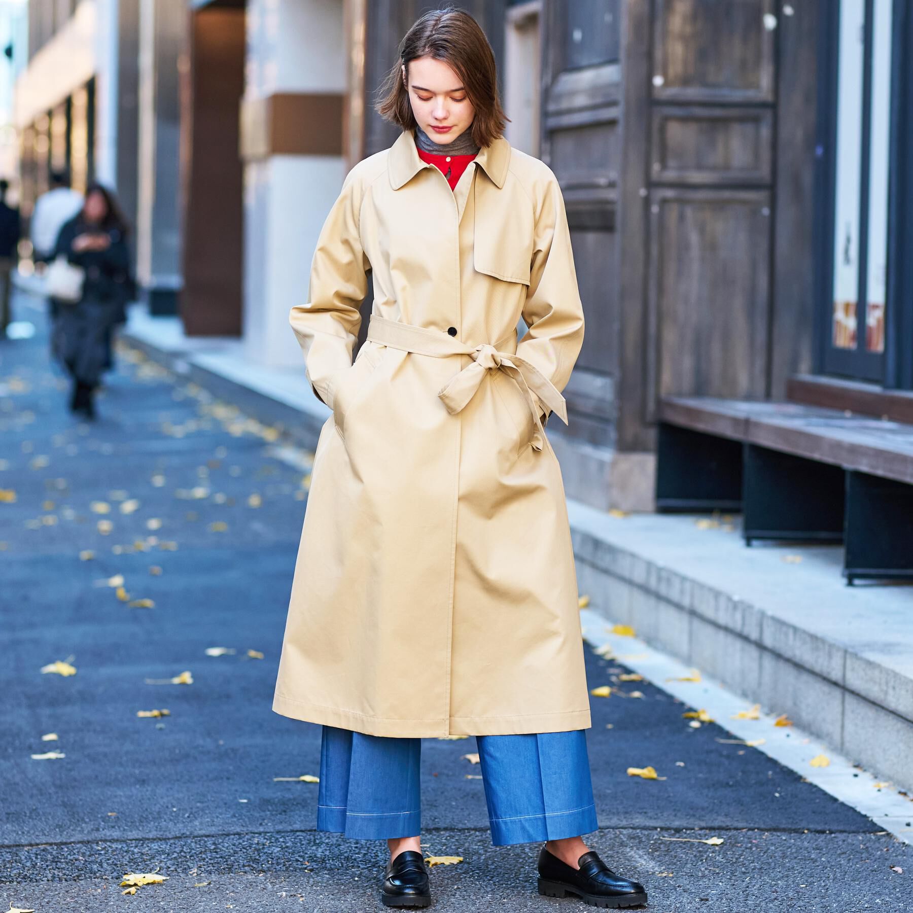 DRESSTERIOR「【上品/美シルエット】ライトトレンチコート」|トレンチコート|