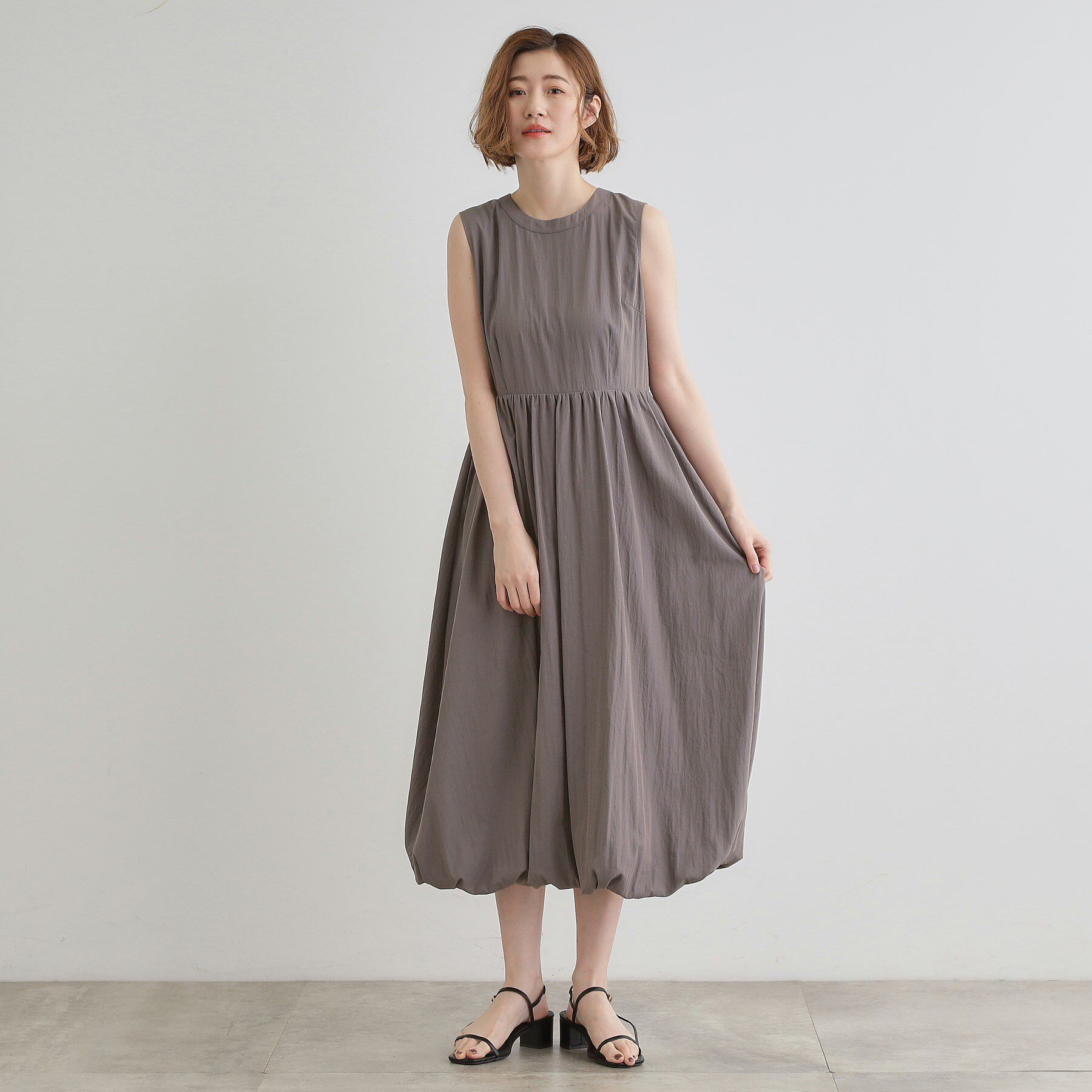 grove「【晴れの日も雨の日も】撥水バルーンワンピース」|ワンピース|
