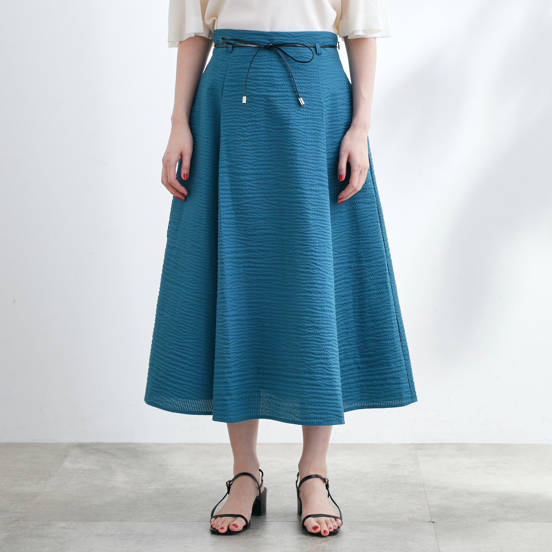 grove「コードリボンタックAラインスカート」|スカート|