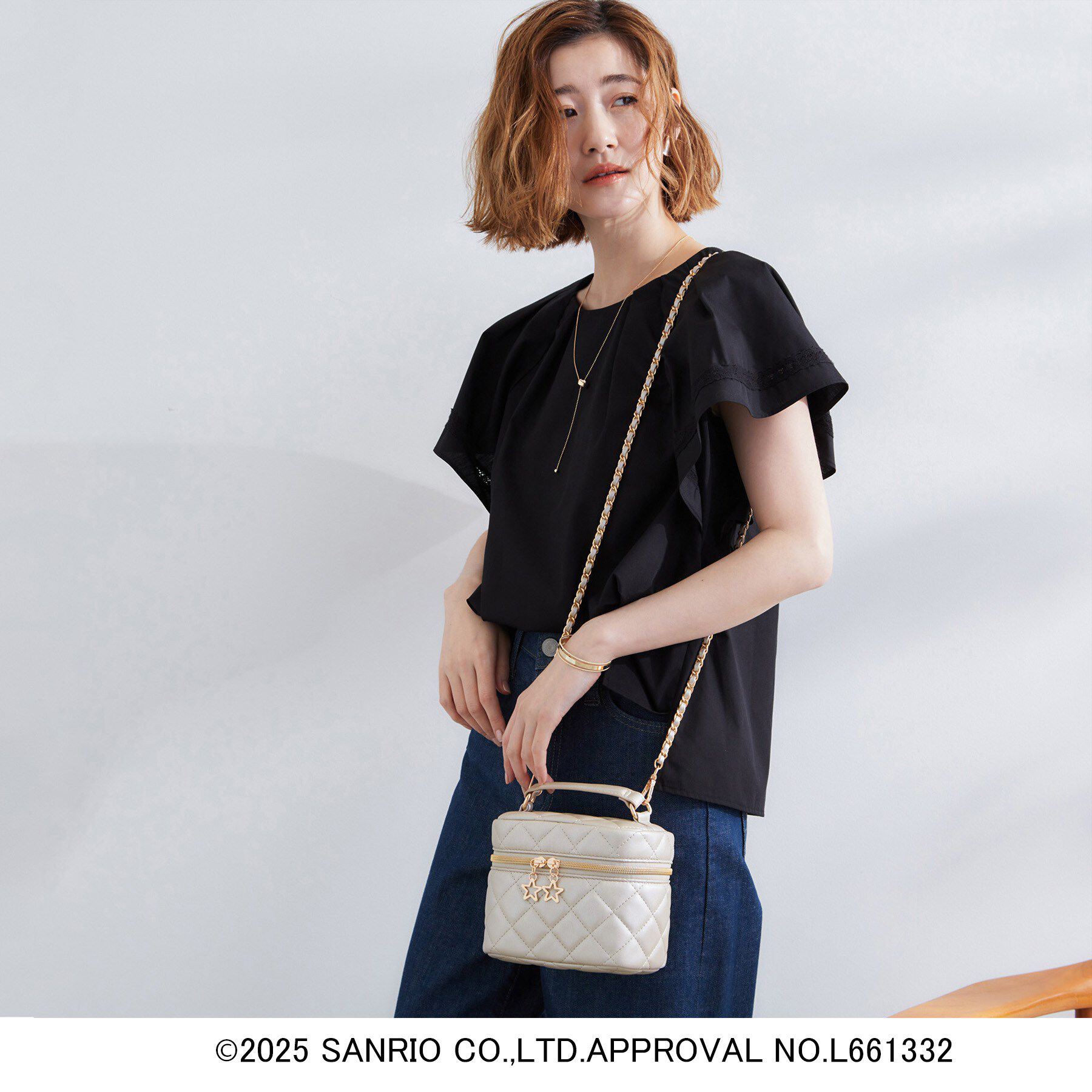 grove「【Kiki＆Lalaコラボ】キルティングバニティショルダー」|ショルダー・メッセンジャー|