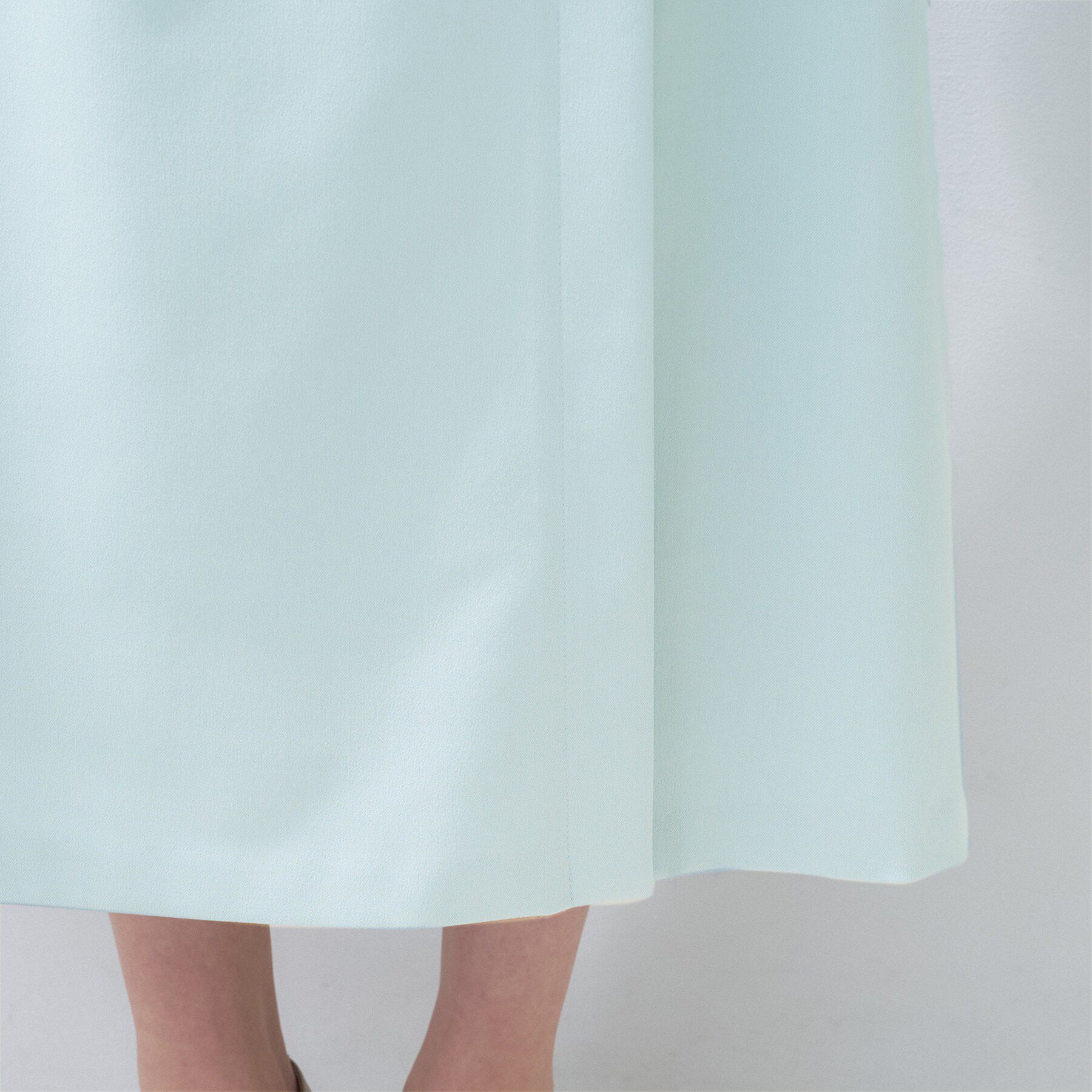 INDIVI「【洗える／UVケア】巻き風フレアスカート」|スカート|