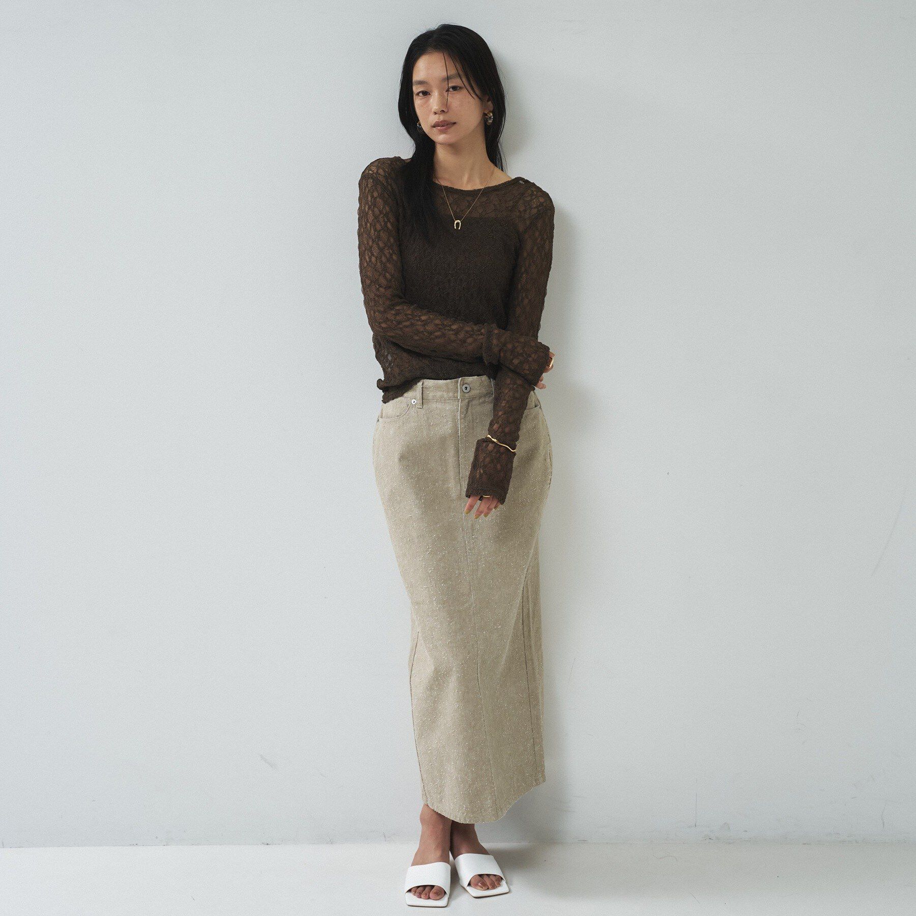 GALLEST「【一部店舗限定】バックオープンレースカットソー」|Tシャツ・カットソー|