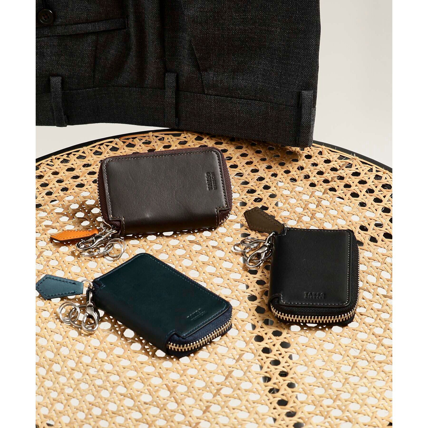 TAKEO KIKUCHI「アンティーク調レザー キーケース」|キーケース|