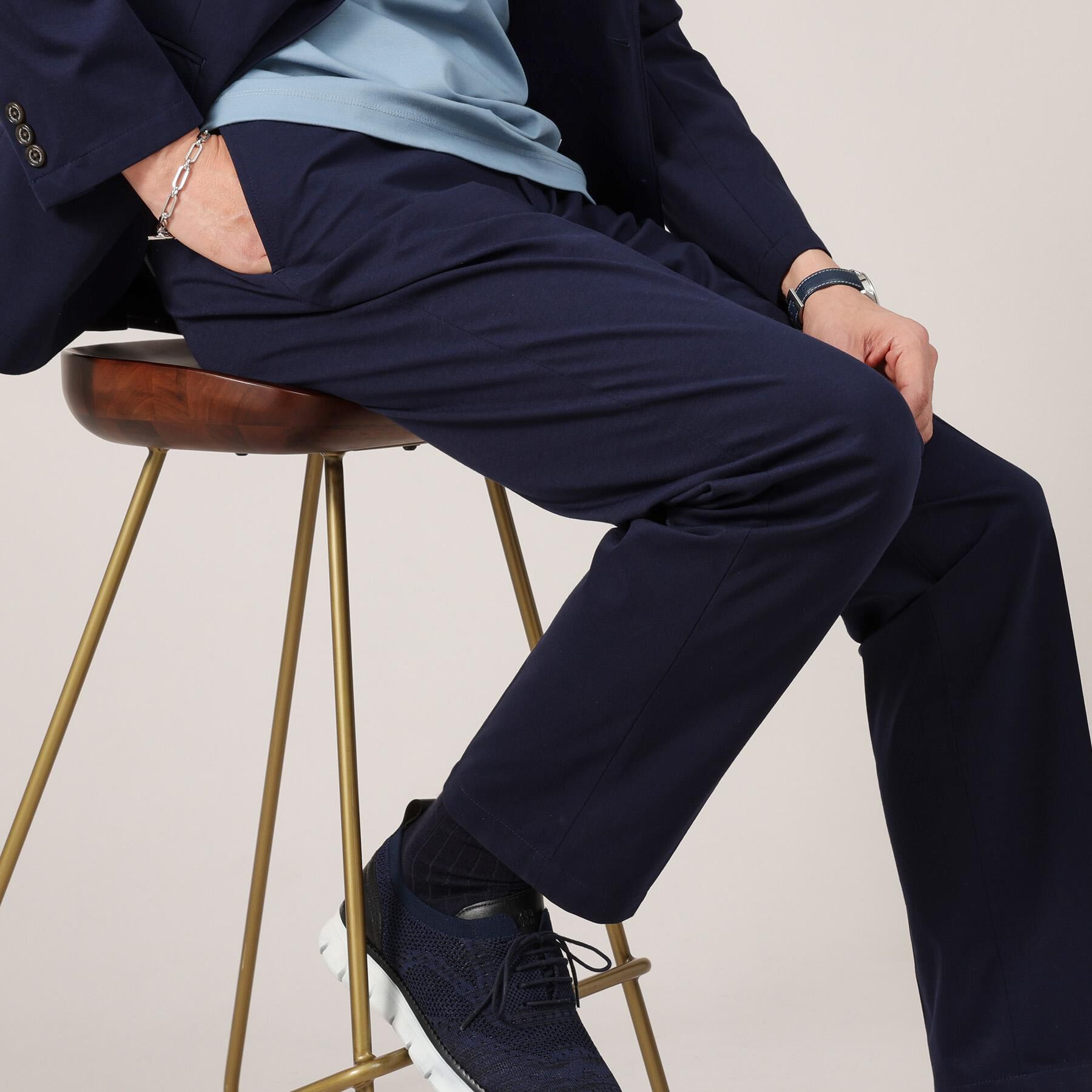 TAKEO KIKUCHI「【360&deg;ストレッチ／セットアップ対応】None Of Stress シャドーピンストライプ パンツ」|その他|